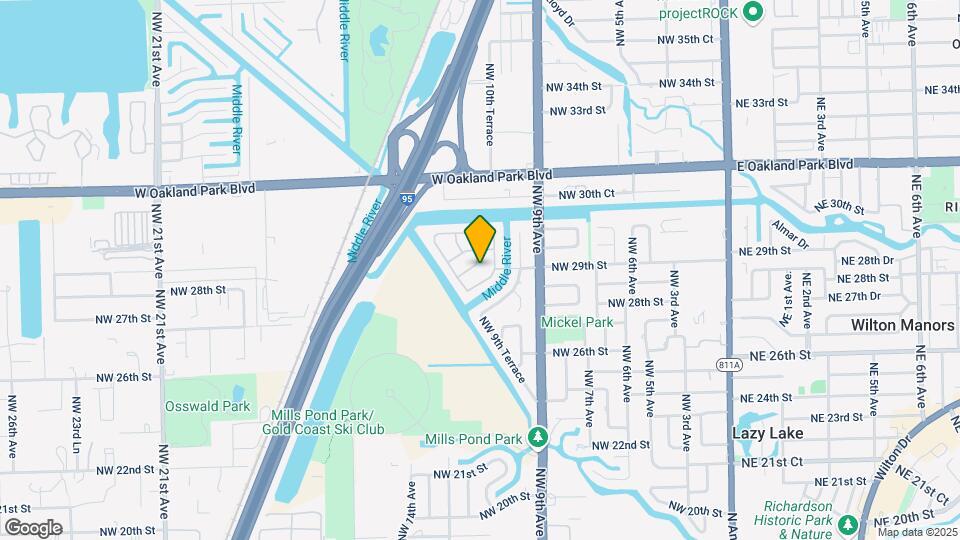 2836 NW 11th Ave Map and Location Details
