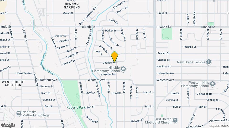 1418 N 76th St Map and Location Details