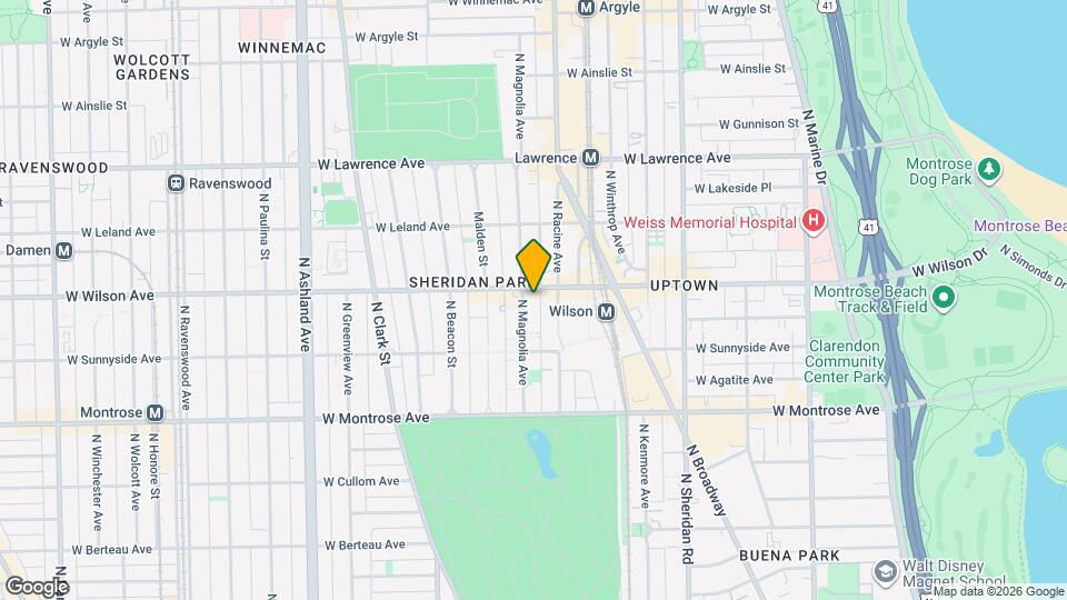 4553 N Magnolia Ave Map and Location Details