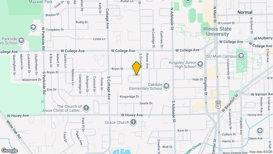 1105 Julienne Dr Map and Location Details