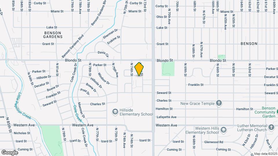 7307 Decatur St Map and Location Details