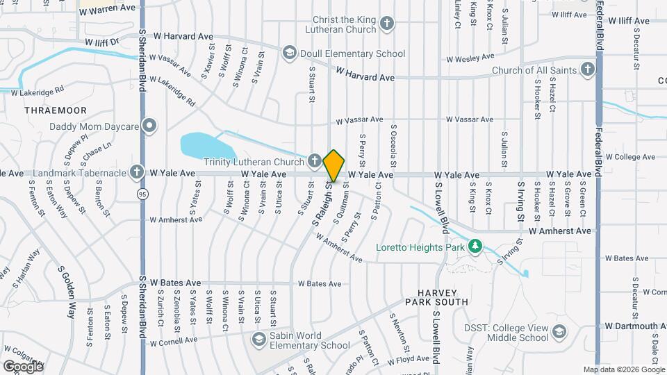 2720 S Raleigh St Map and Location Details