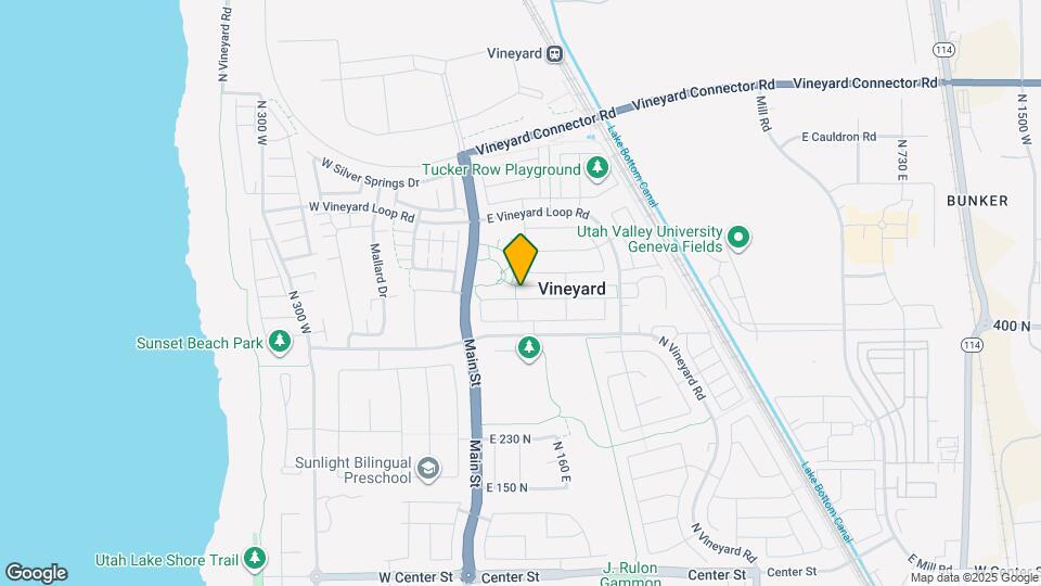 87 E 460 N, Unit Downstairs Bedroom 1 Map and Location Details