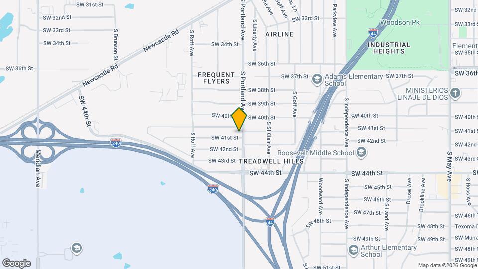 3705 SW 41st St Map and Location Details