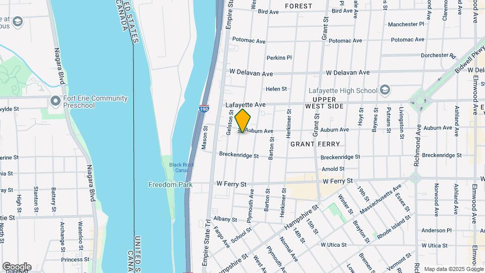 1025 West Ave Mapa y Detalles de la Ubicación