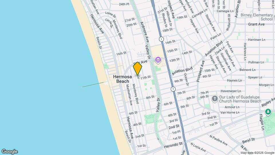 1085 Loma Dr Mapa y Detalles de la Ubicación