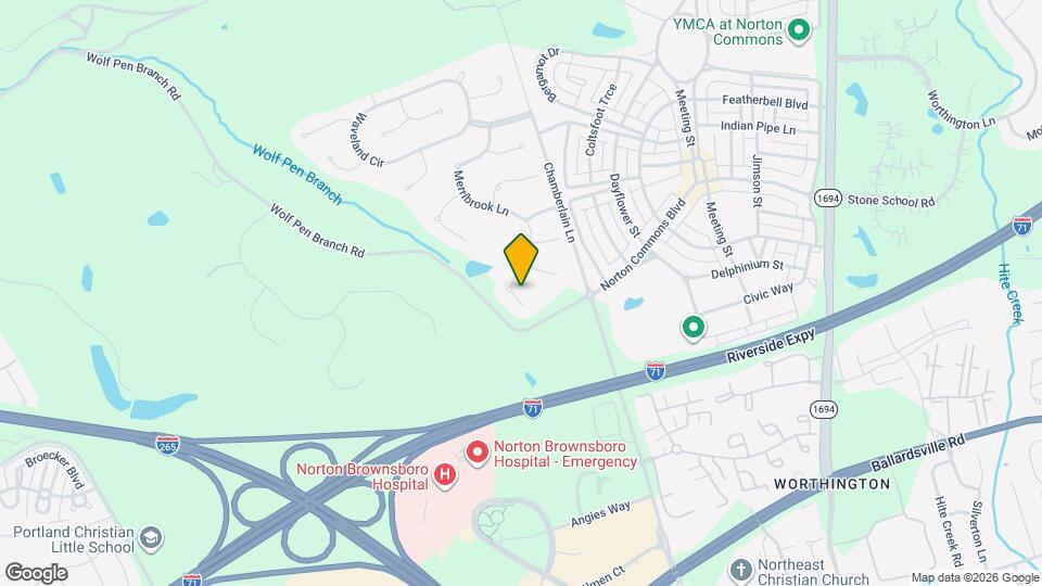 5407 Merribrook Ln Map and Location Details