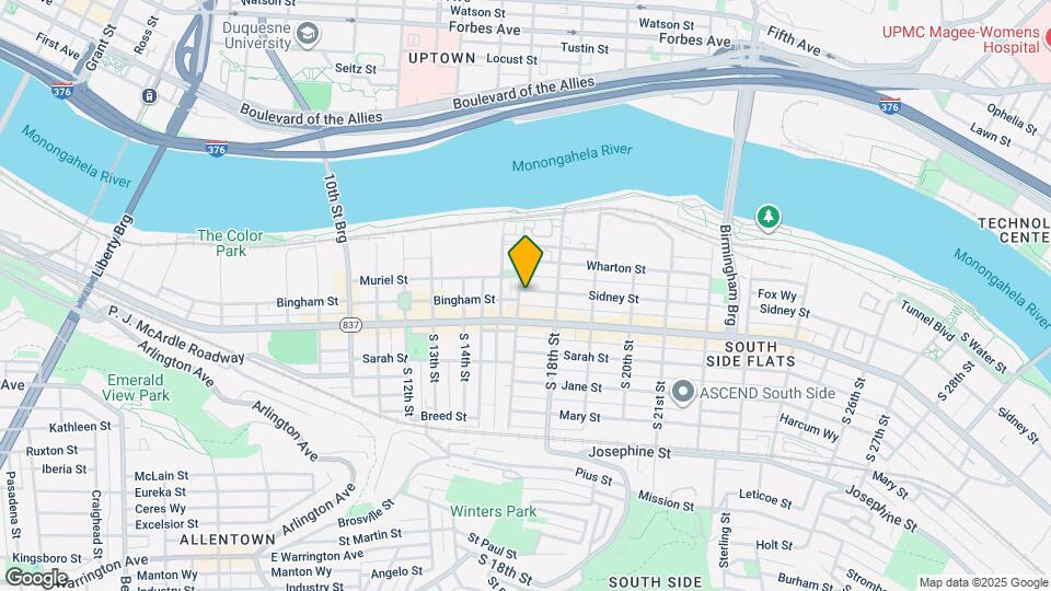 1704 Sidney St Map and Location Details