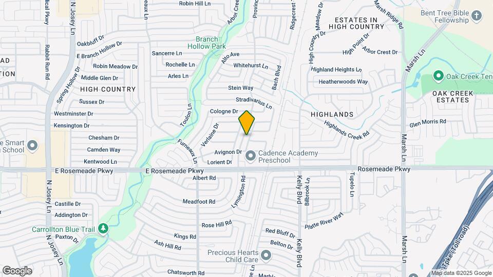 3715 Clover Hill Ln Map and Location Details