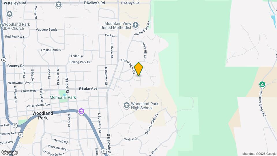 506 Mountain View Pl, Unit D Map and Location Details
