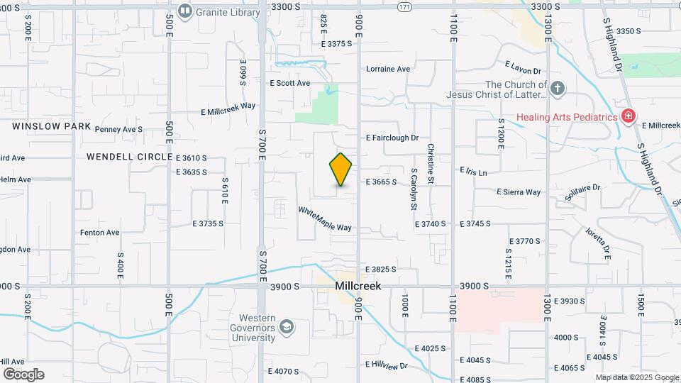 875 Monarch View Ln Map and Location Details