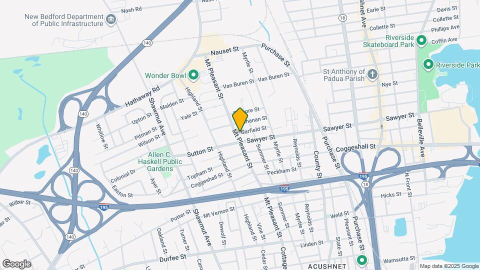 272 Mt Pleasant St Map and Location Details