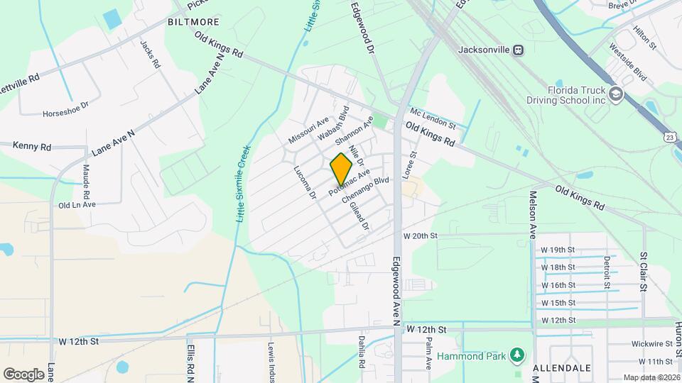 5306 Potomac Ave Map and Location Details