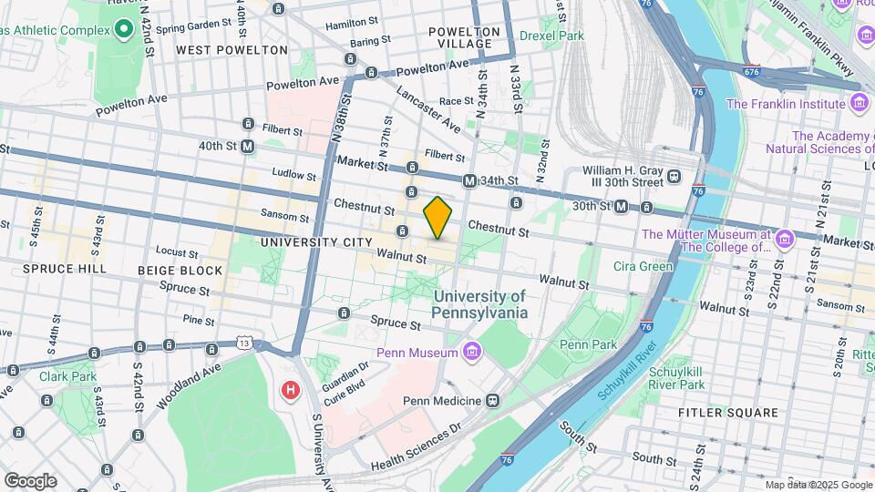 3422 Sansom St, Unit 3F Mapa y Detalles de la Ubicación
