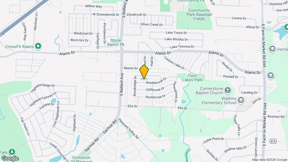 111 Shadybrook Dr Map and Location Details