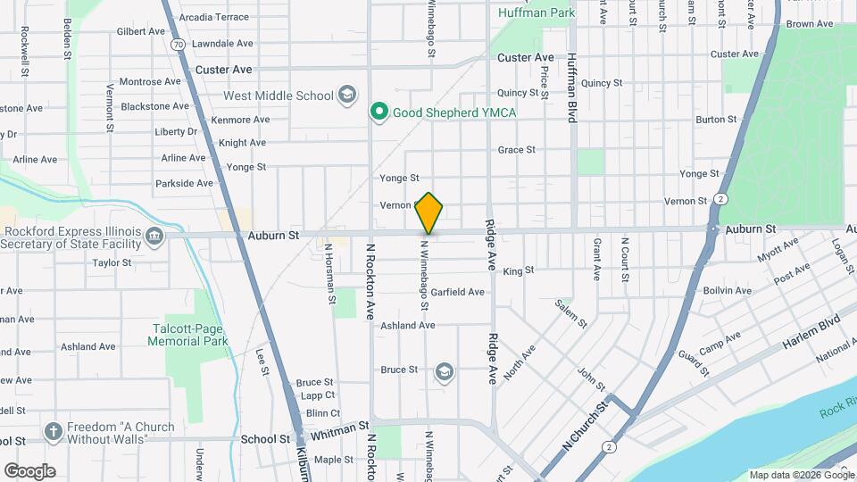 2234 Auburn St Map and Location Details