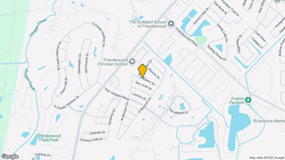 1802 Valero St Map and Location Details