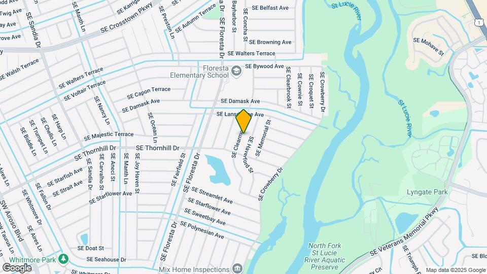 1657 SE Clearmont St Mapa y Detalles de la Ubicación