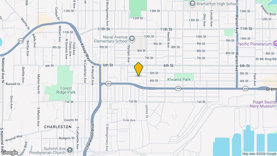 2125 4th St Map and Location Details