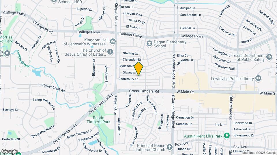 1725 Canterbury Ln Map and Location Details