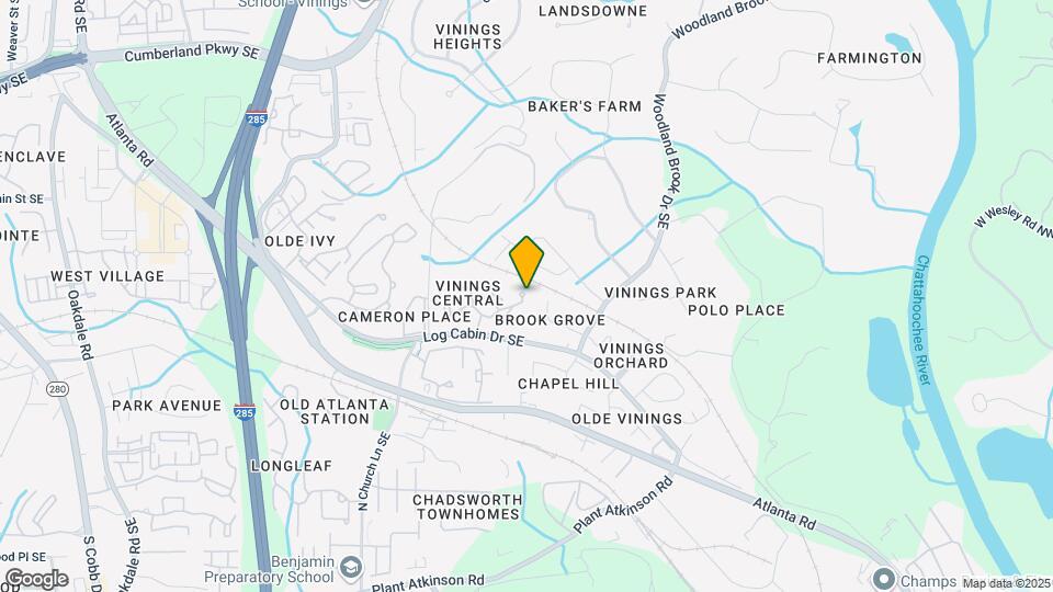 2824 Vinings Central Run SE Mapa y Detalles de la Ubicación