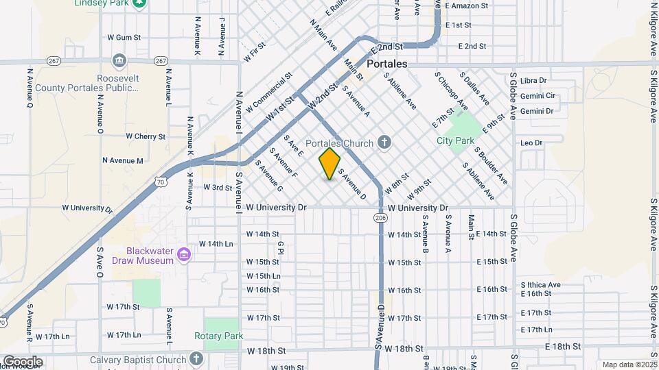 522 S Ave E Map and Location Details