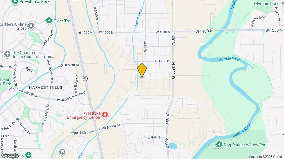 1033 N Canvasback Dr Map and Location Details