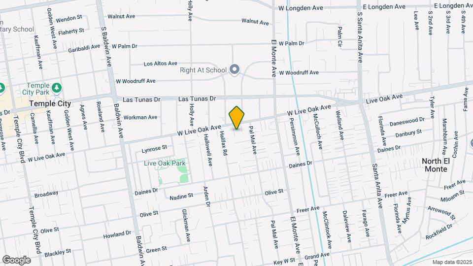 10530 E Live Oak Ave Map and Location Details