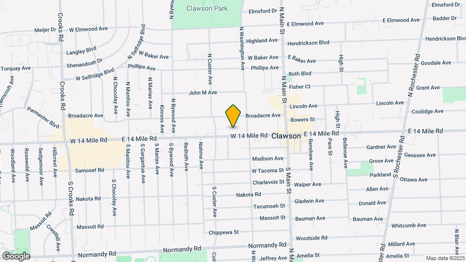 266 W 14 Mile Rd, Unit 2 Map and Location Details