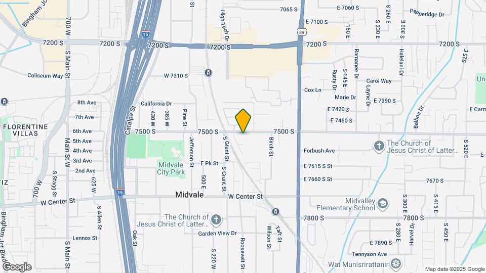 123 W 7500 S, Unit 123 West 7500 South Map and Location Details