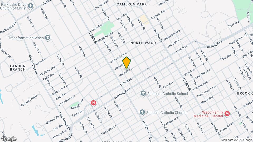 2313 Mitchell Ave Map and Location Details