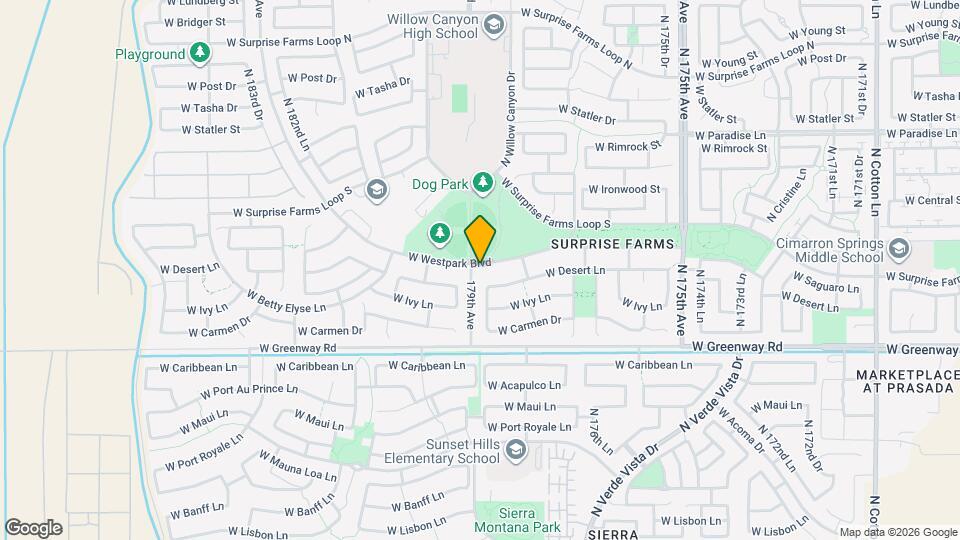 17875 W Westpark Blvd Map and Location Details