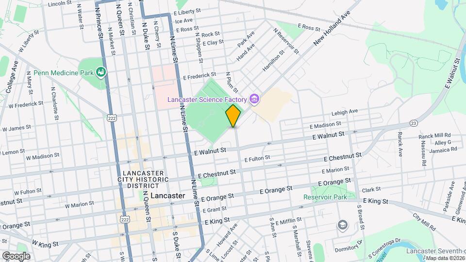 346 N Plum St Map and Location Details