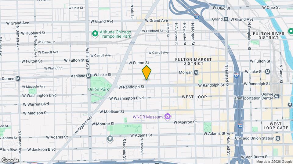 161 N Elizabeth St Map and Location Details