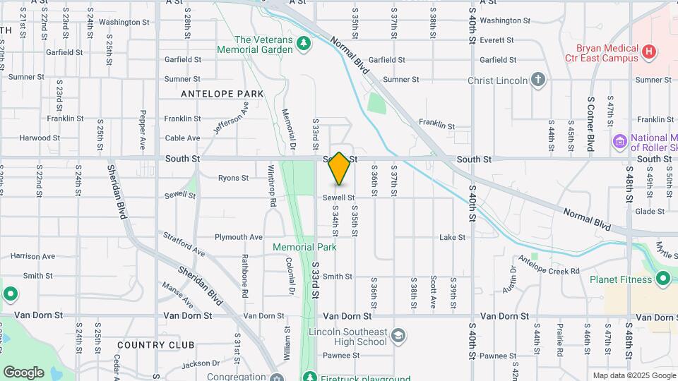 2232 S 34th St Map and Location Details