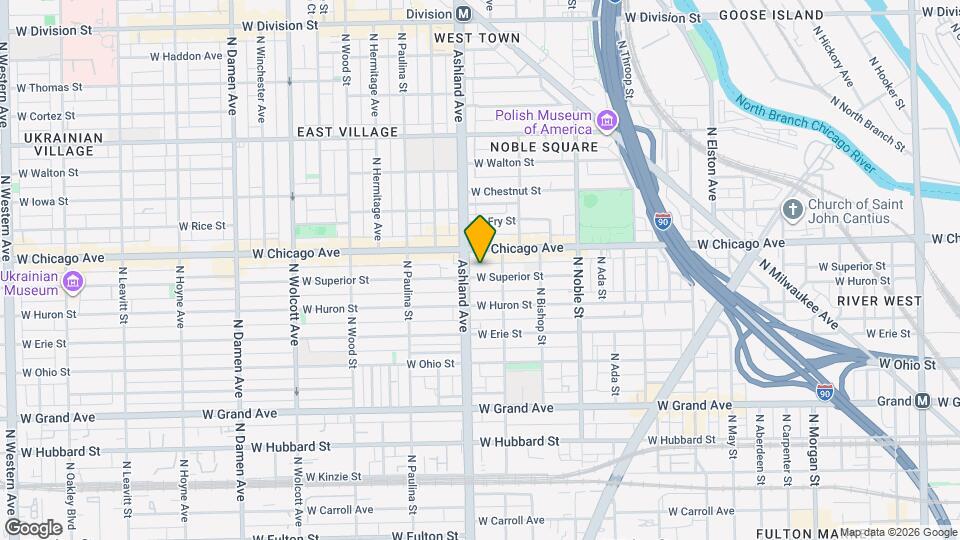 1522 W Superior St Mapa y Detalles de la Ubicación