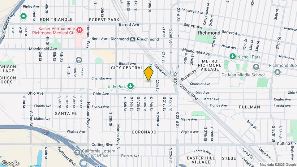 154 S 19th St Map and Location Details