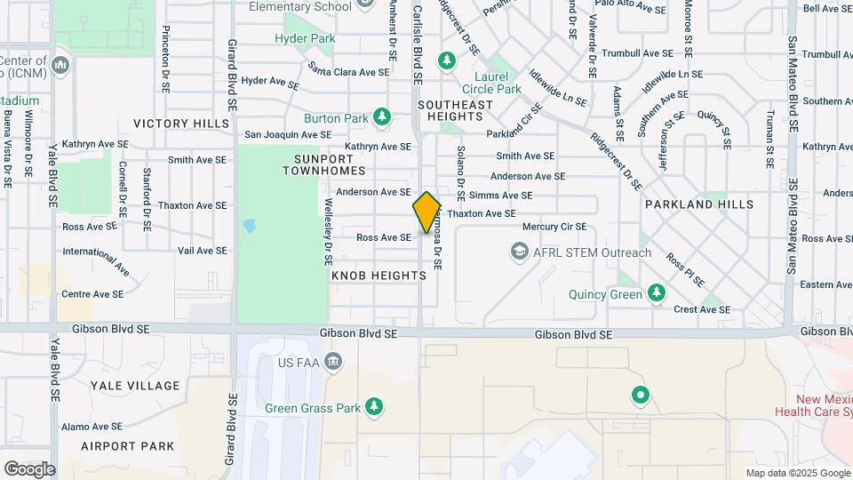 1300 Carlisle Blvd SE Map and Location Details