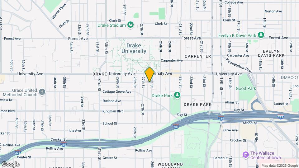 1136 26th St Map and Location Details