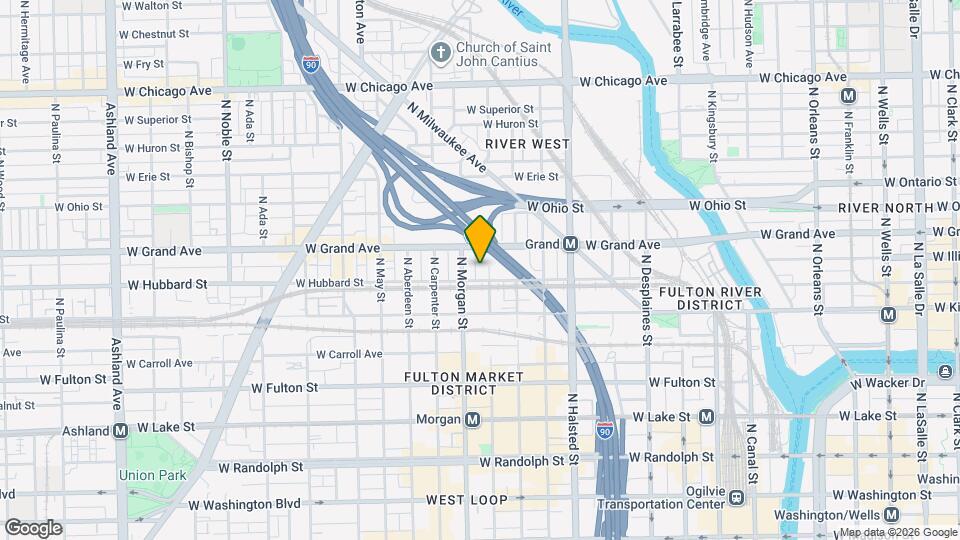450 N Sangamon St Mapa y Detalles de la Ubicación