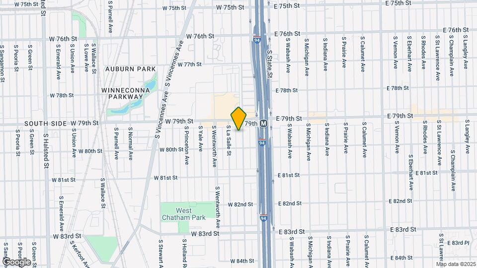 7930 S Perry Ave Map and Location Details