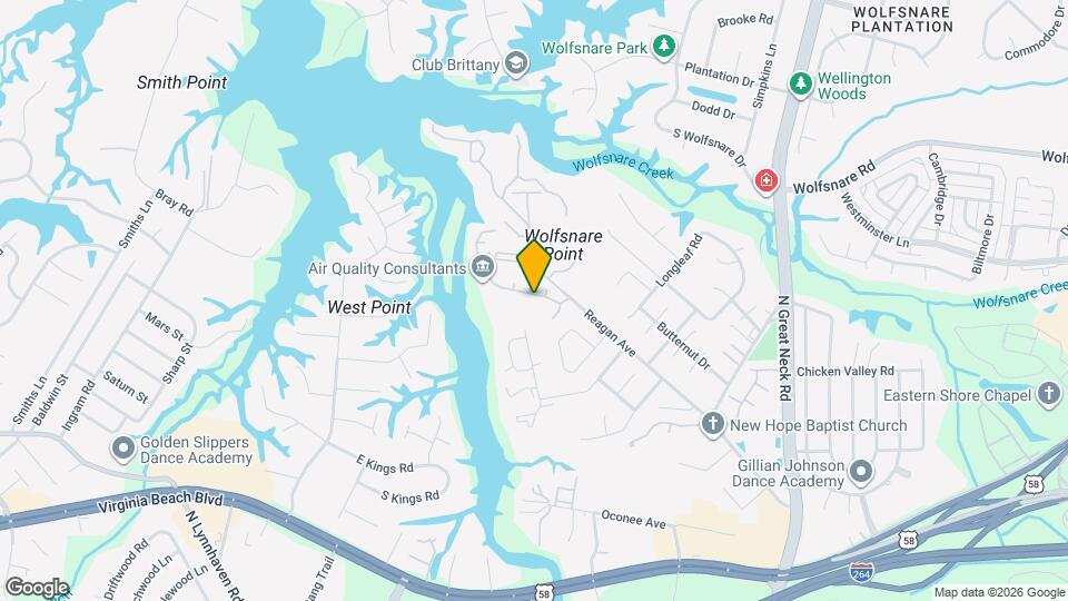 2543 Cove Point Pl Map and Location Details