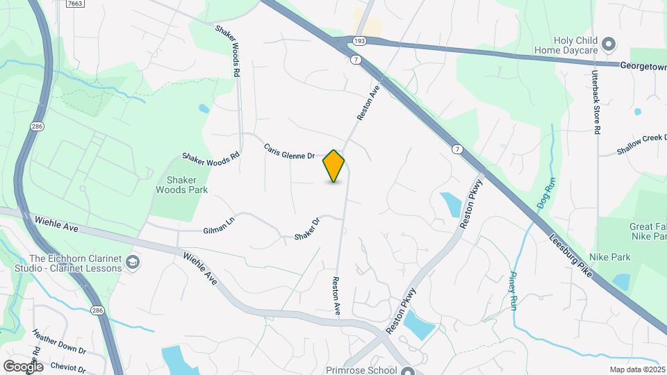 1168 Reston Ave Map and Location Details