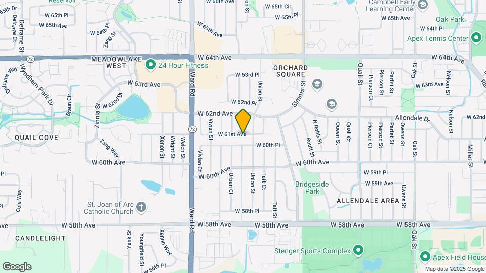 12064 W 61st Ave Map and Location Details
