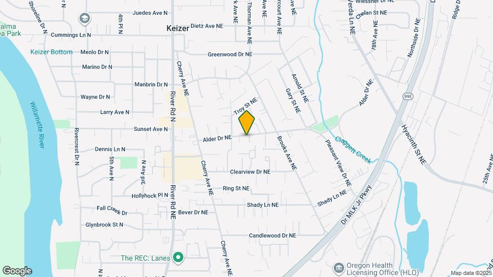 1212 Alder Dr NE Map and Location Details