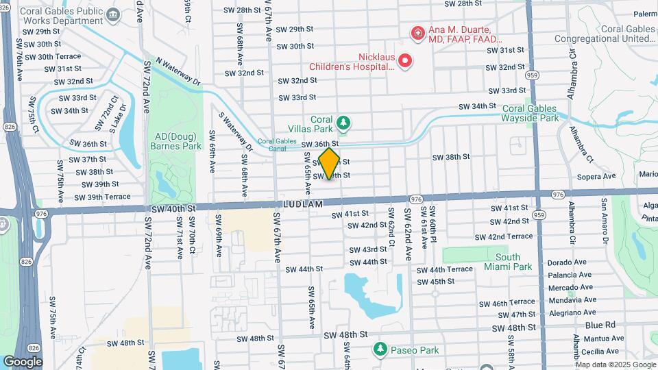 6437 SW 39th Ter Map and Location Details