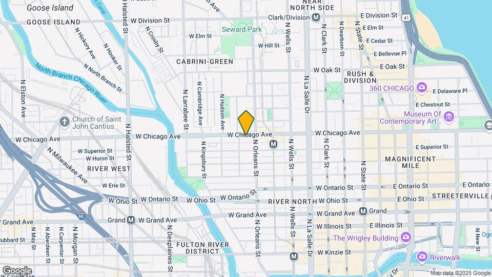 359 W Chicago Ave Map and Location Details