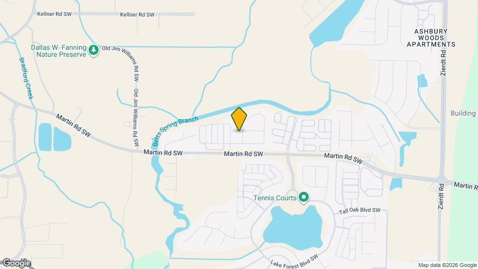 407 E Mossyleaf Dr SW Map and Location Details