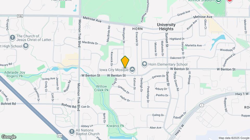 760 Westgate St Map and Location Details