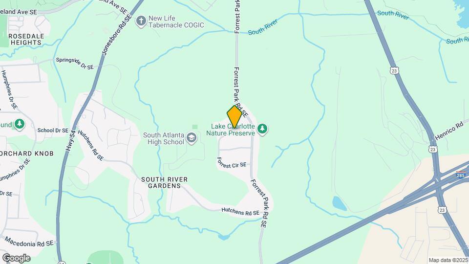 819 Forrest Cir SE Map and Location Details